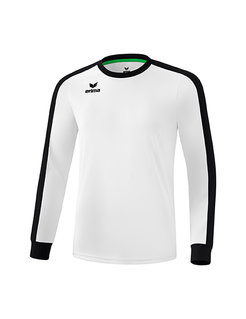 Erima Sport Long Sleeve Shirt Retro Star Jersey (100% Polyester) White/Black Men